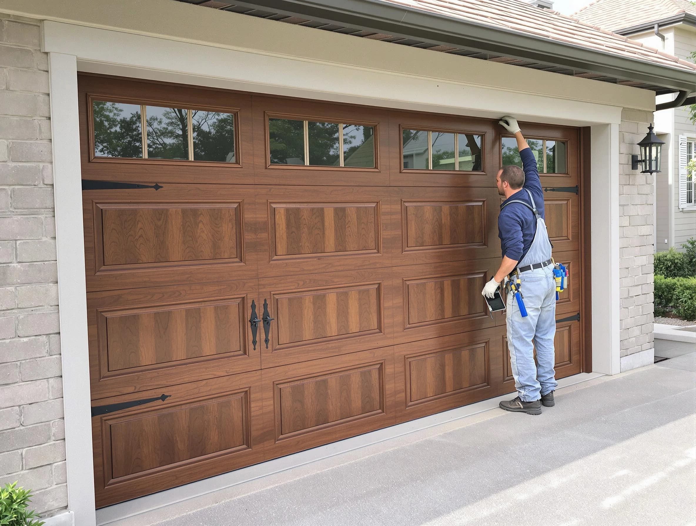 Custom garage door showcase by Rio Rancho Garage Door Repair in Rio Rancho