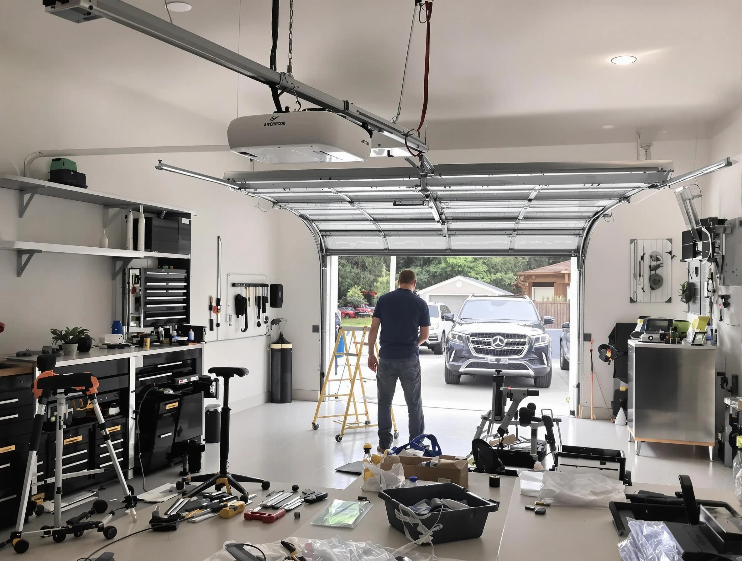 Garage door opener installation by Rio Rancho Garage Door Repair in Rio Rancho