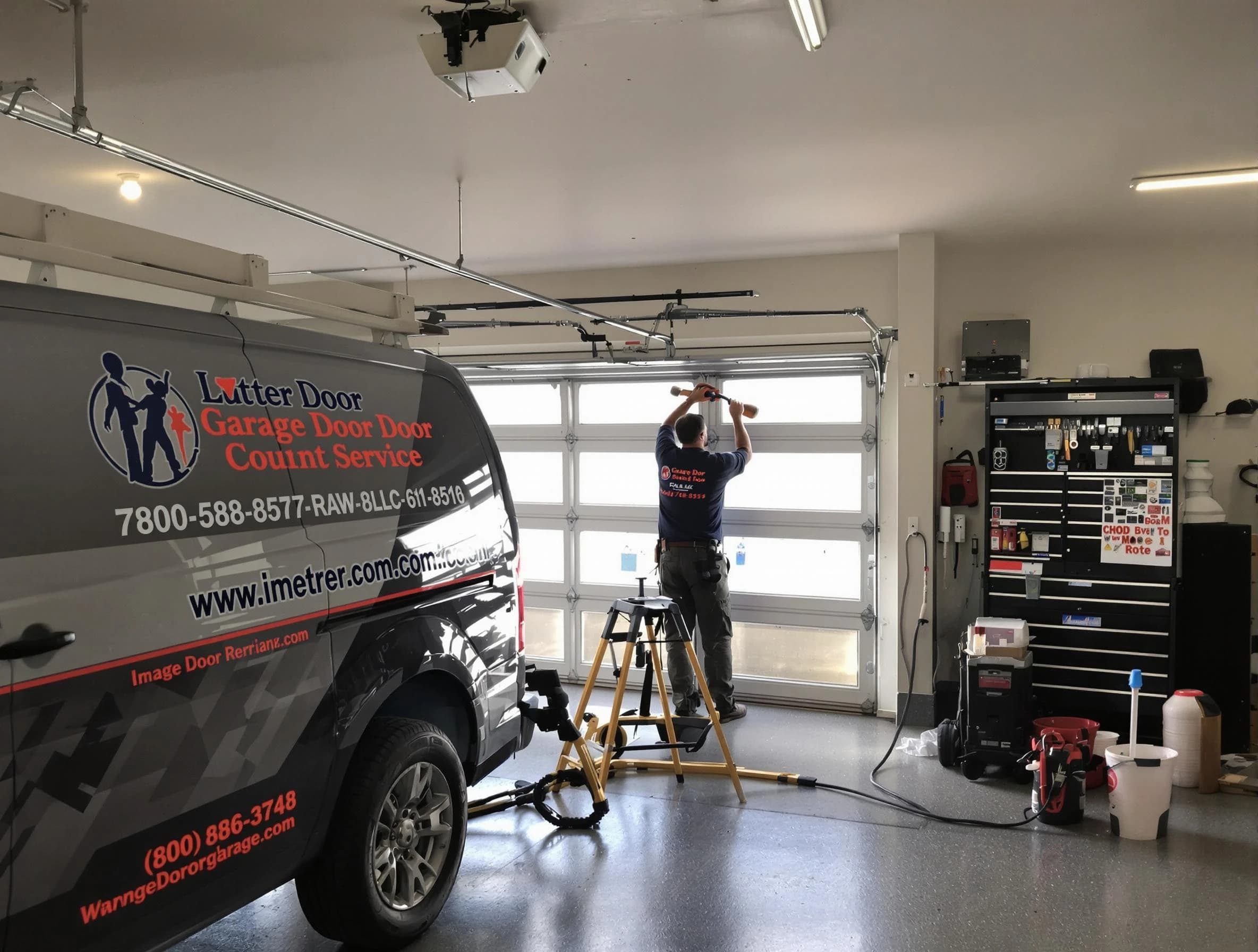 Rio Rancho Garage Door Repair rapid response team performing same-day repair in Rio Rancho