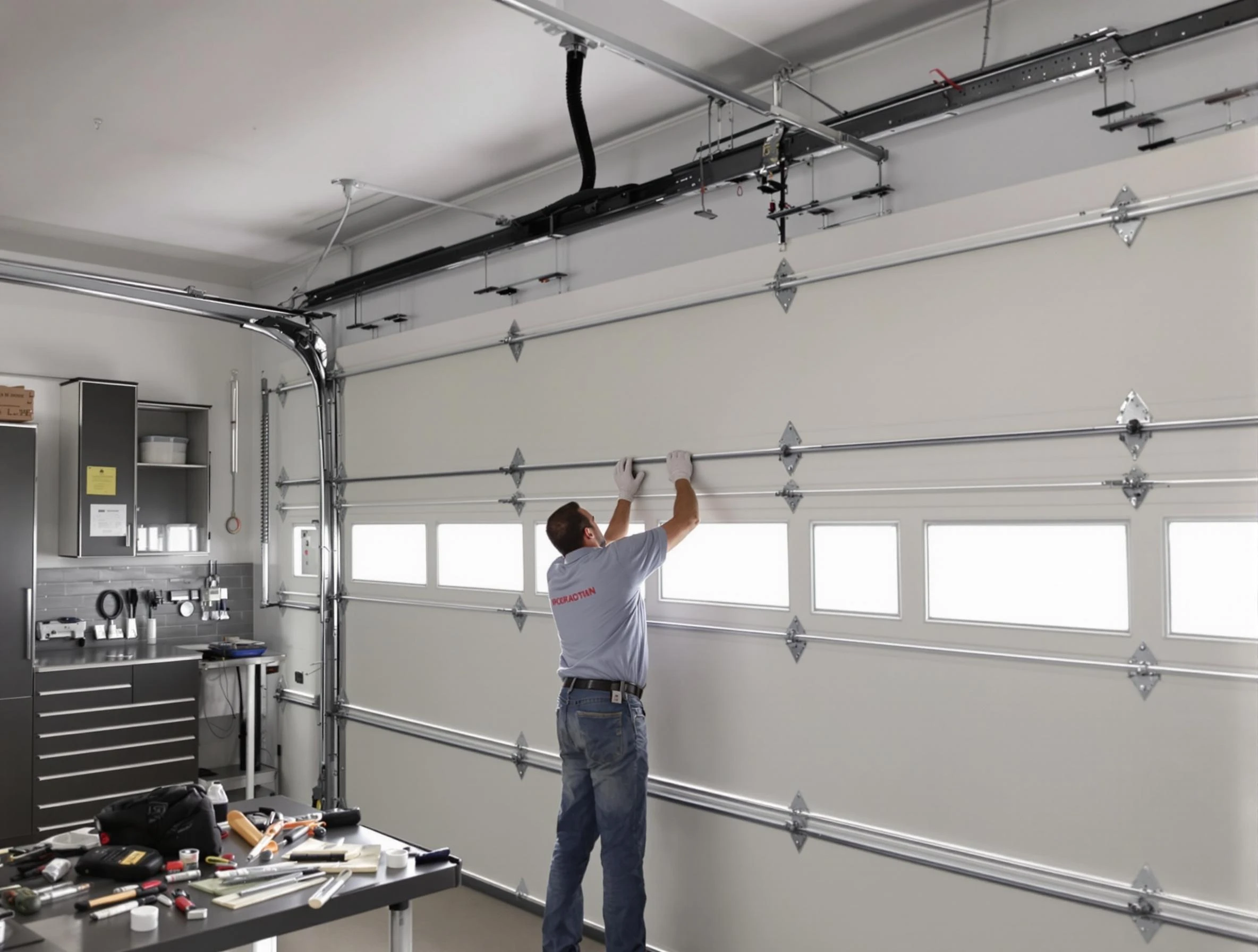 Garage Door Track Repair in Rio Rancho