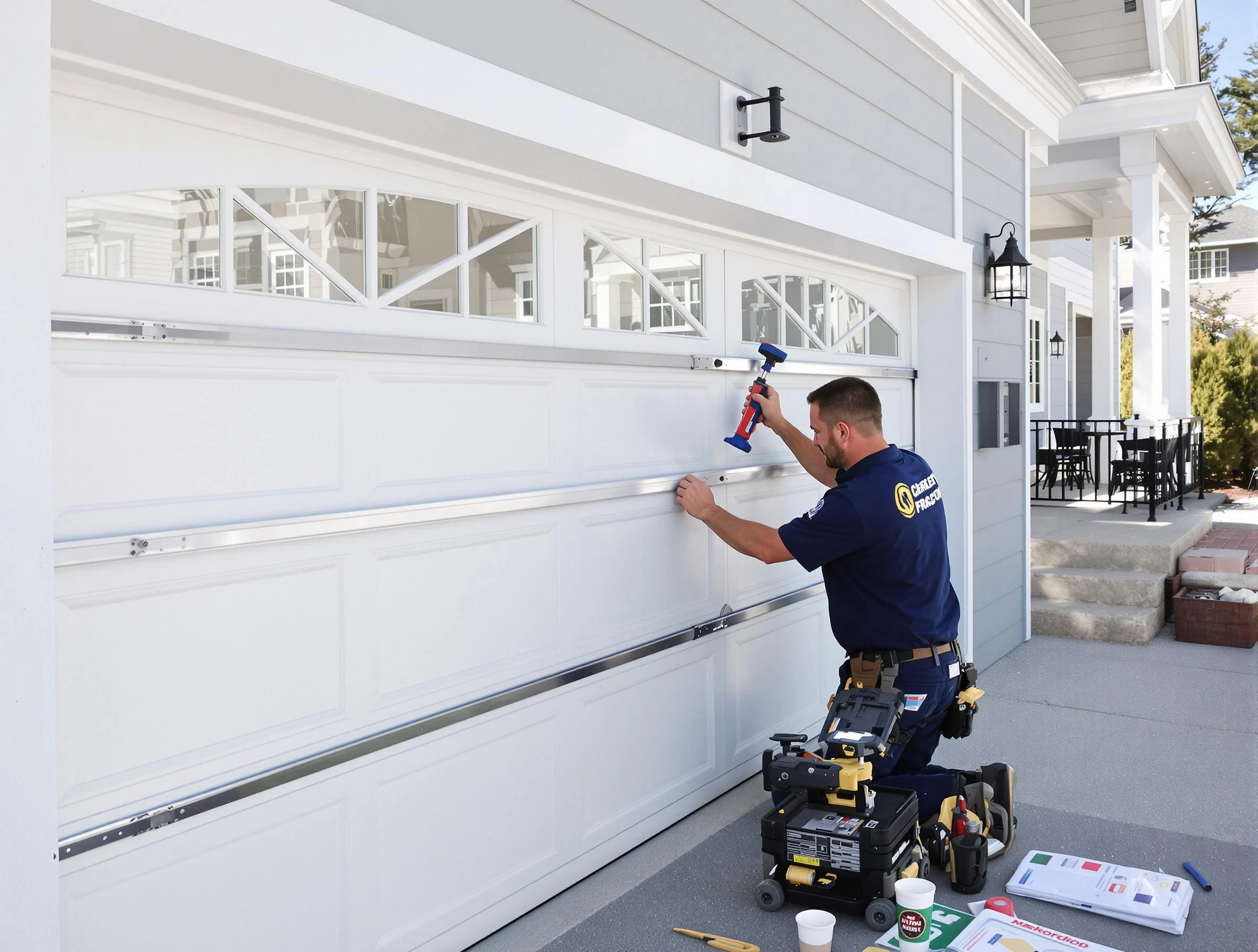 Professional garage door installation by Rio Rancho Garage Door Repair in Rio Rancho