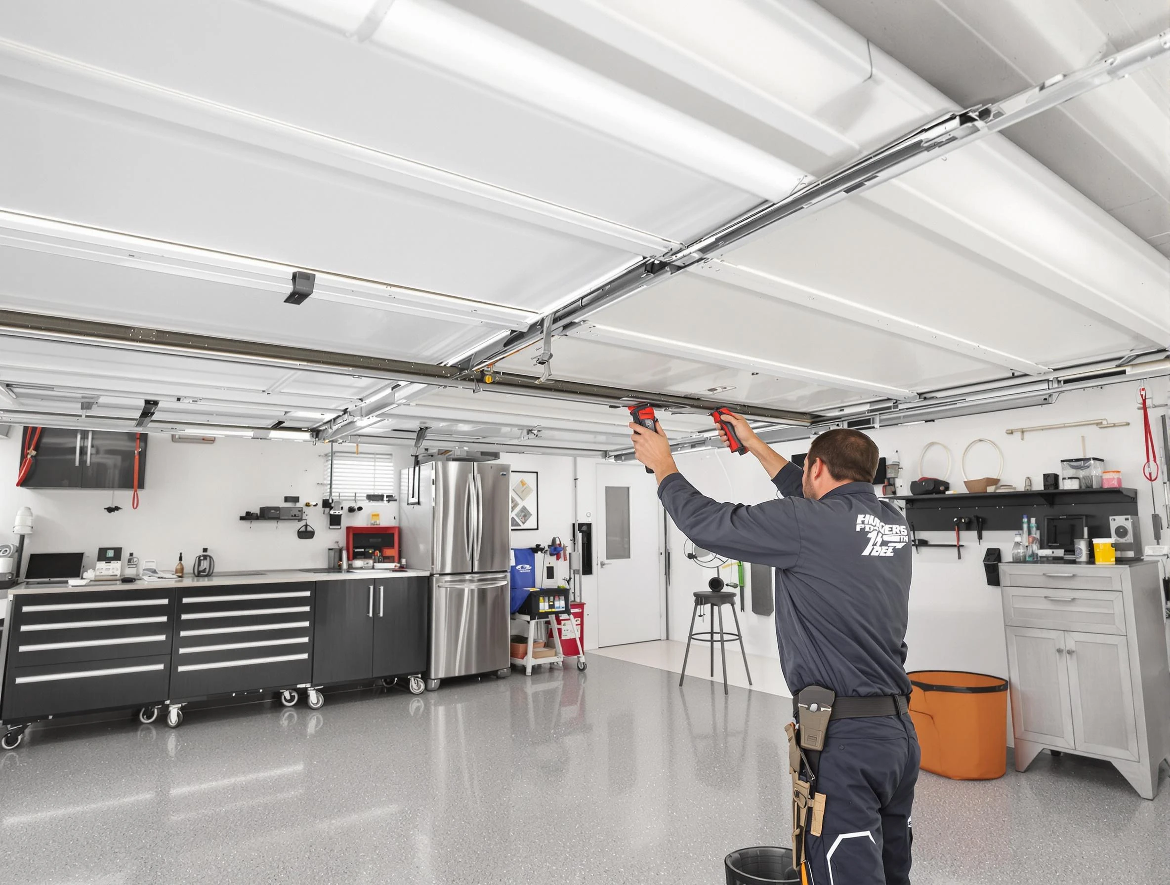 Overhead garage door repair service by Rio Rancho Garage Door Repair in Rio Rancho